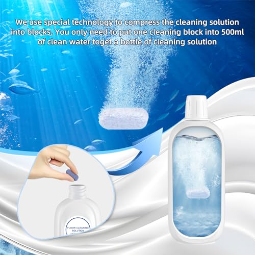 Nukisa 10 Bottles Compatible with Tineco Cleaning Solution Pet 500ml Per Bottle Lavender Scents and Orange Scents Floor Cleaner Compatible with All Robot Vacuums with Mopping and Cordless Wet/Dry Vacuum - Image 2