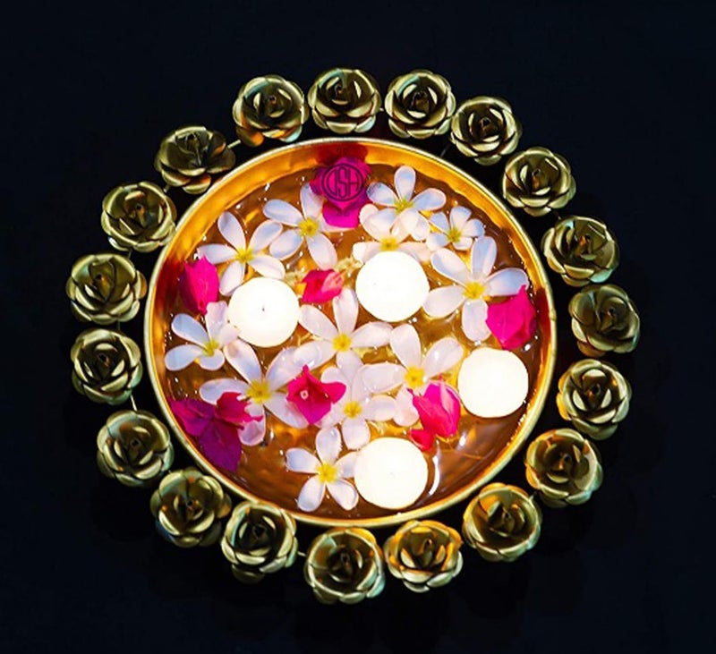 DSH Decorative Handcrafted Bowl for Floating Flowers - Image 4