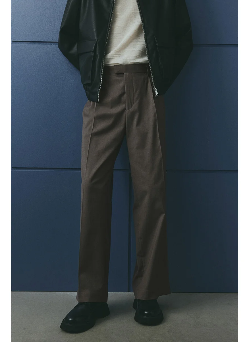 H&M Loose Fit Tailored Trousers