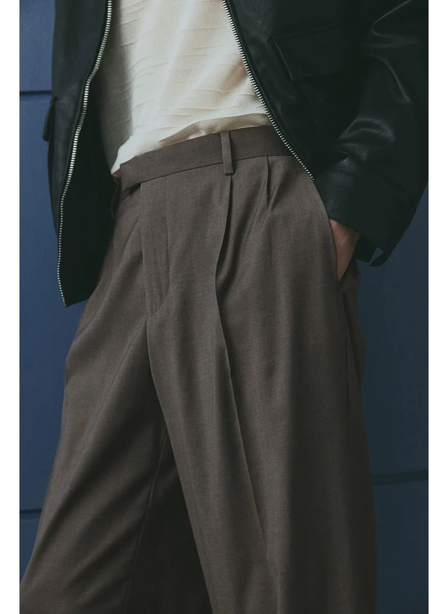 اتش اند ام Loose Fit Tailored Trousers