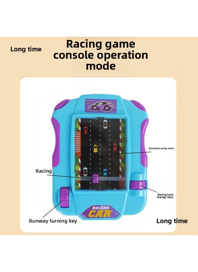 Children's Racing Game Machine Toy Clip Doll Machine Catch Ball Machine Early Education Pinball Machine Catapult Game Men-Color:Pink Cute Duck Desktop Football Machine With 2 Balls