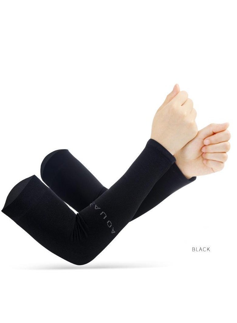 أكوا 6 أزواج من أكمام الذراع للحماية من الأشعة فوق البنفسجية بحجم حر. - Image 2