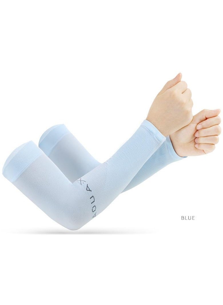 أكوا 6 أزواج من أكمام الذراع للحماية من الأشعة فوق البنفسجية بحجم حر. - Image 3