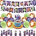 karg Home Movie Birthday Party DecorationsCartoon Adventure Home Movie Theme Party Supplies for Kids Adults with Happy Birthday Banner Cake Topper Cupcake Toppers Balloons - Image 2