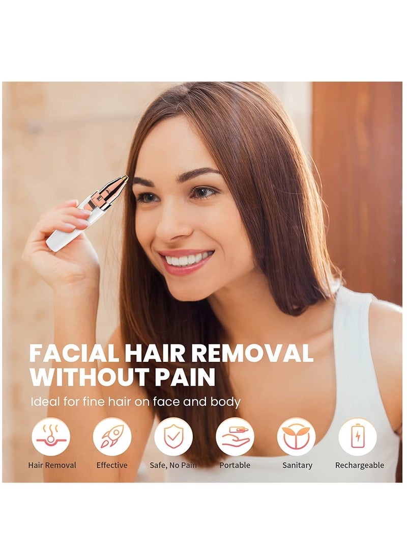 ام اس 2 في 1 غير مؤلم الحواجب الانتهازي للعين الأنف الجسم إزالة شعر الوجه - Image 3