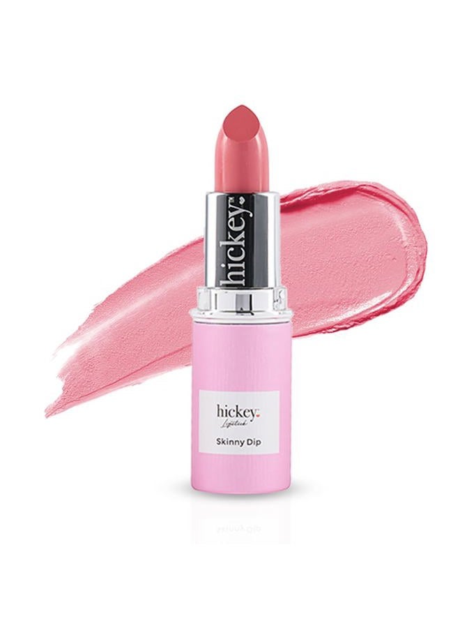Hickey Lipstick Organic Light Pink Shade Refill | Vivid Color Long Lasting Luxurious Rouge | 0.16 oz | - Image 1