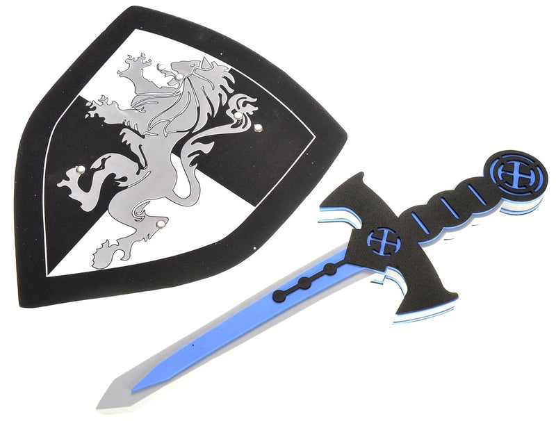 PowerTRC Sword and Shield Play Set | Dragon and Lion Shield for Party Favors | Pretend Play - Image 3