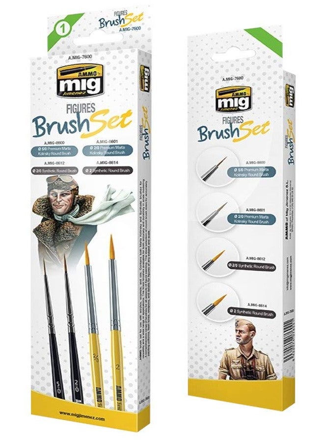 Mig Jimenez Ammo by Mig Figures Brush Set - Image 1