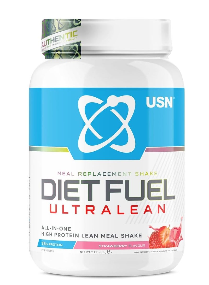 USN Diet Fuel Ultralean 1Kg Strawberry - Image 1