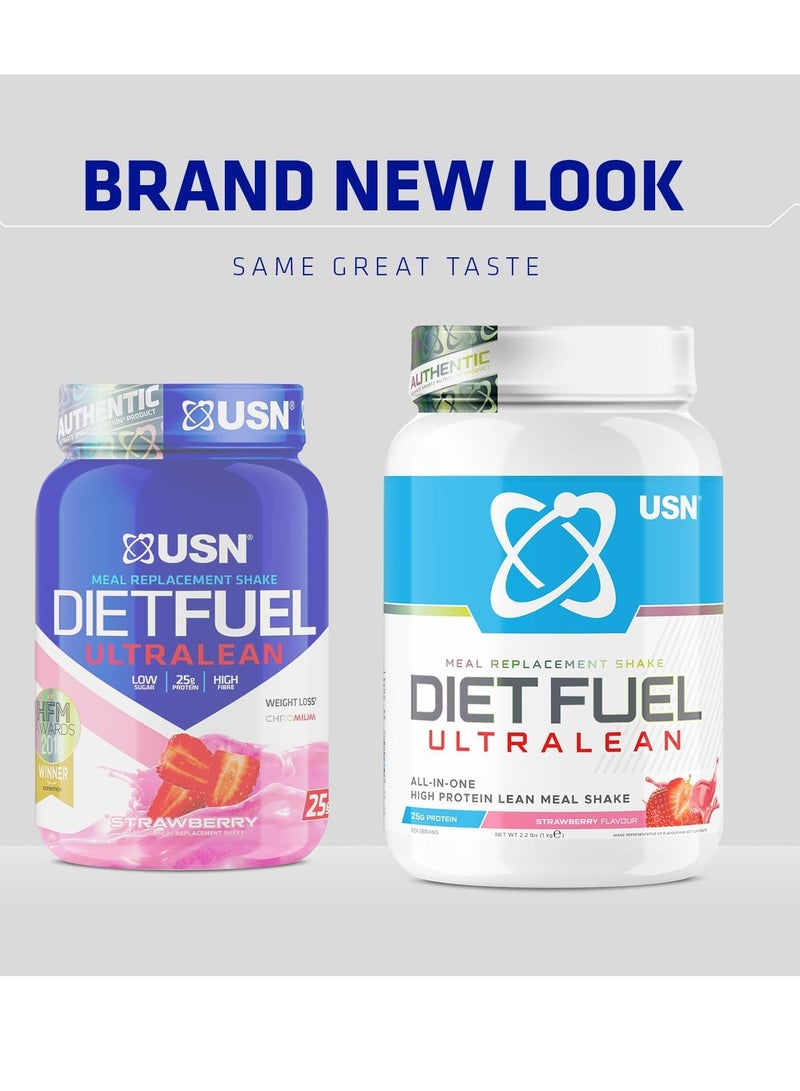 USN Diet Fuel Ultralean 1Kg Strawberry - Image 3