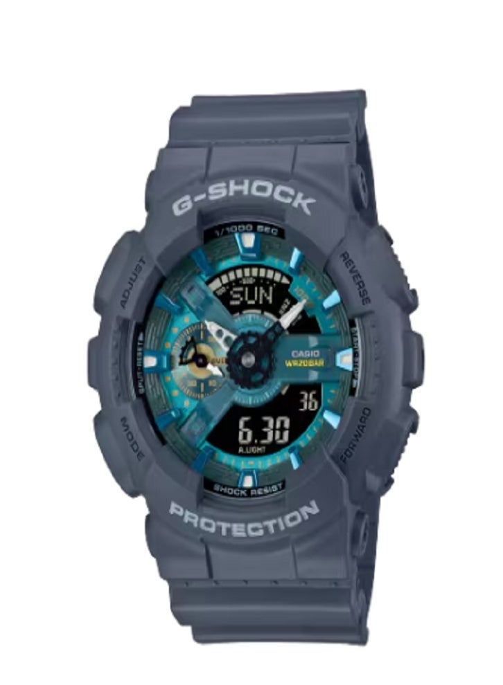 CASIO G-Shock GA-110AS-2A Ash Series Blue-Gray Analog-Digital Watch
