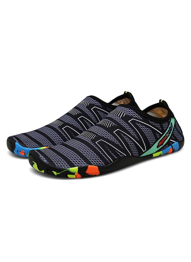 Generic Swimming Shoes For Women and Men Non Slip And Quick-dry Thermoplastic Rubber Sole Beach Water Shoes Socks For Pool Snorkeling Surfing Kayaking Walking Yoga  - Image 1