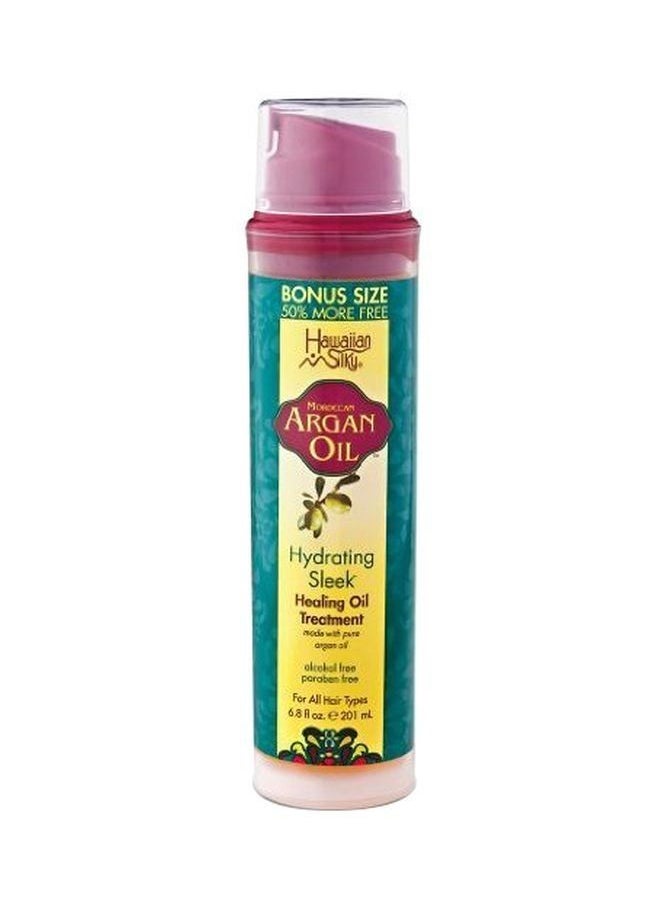 Hawaiian Silky Moroccan Argan Oil Hydrating Sleek Healing Oil Treatment 