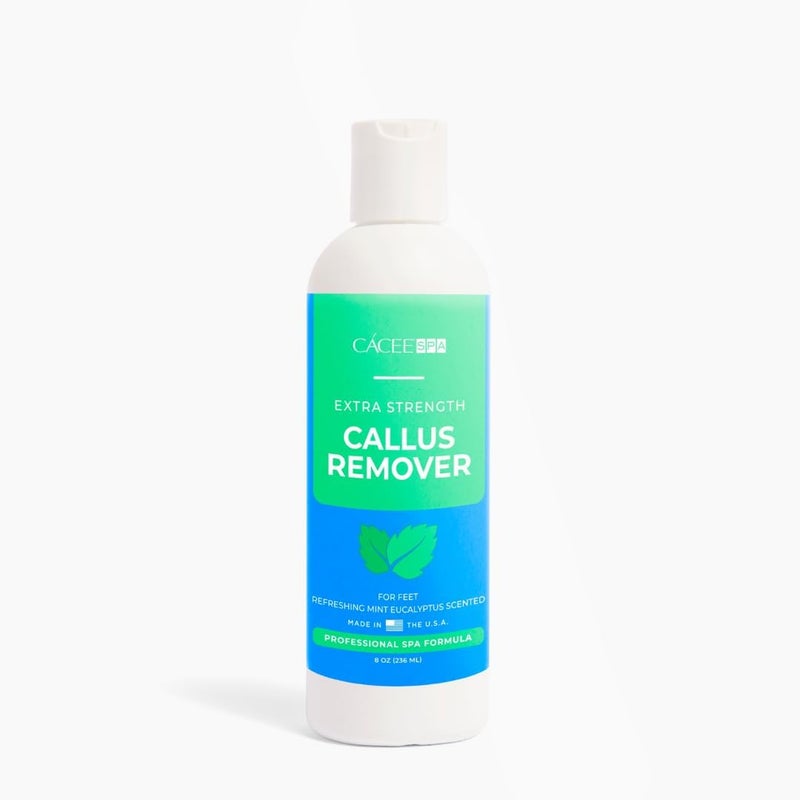 cacee Callus Remover for Feet 8oz, Gel Formula with Mint Eucalyptus Scent, Works Great with Foot Scrubber, Foot File, or Pumice Stone, Callous or Corn Remover - Image 2