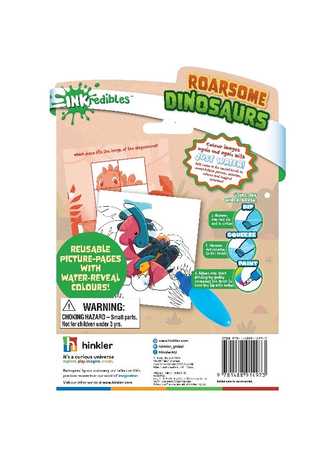 مجموعة هينكلر إنكريدبلز ديناصورات روارسوم المائية – نشاط تلوين مائي تفاعلي - Image 5