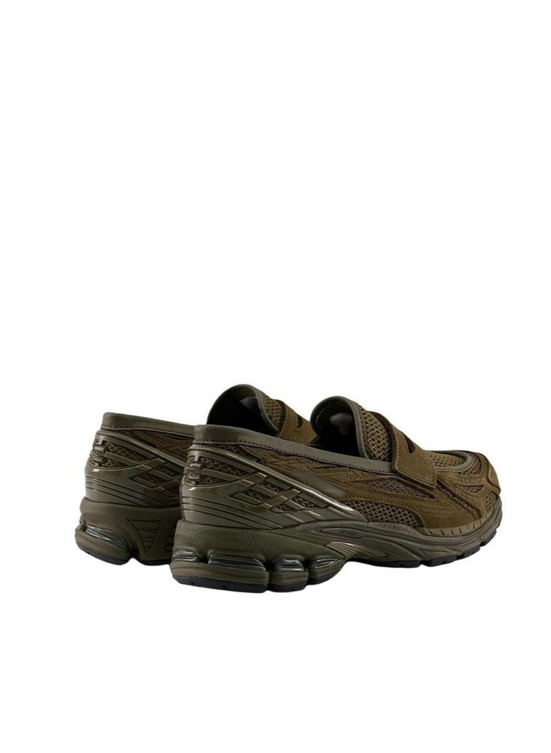 Casual Loafers/Slip-on Shoes Olive green For Women/Men/Students - Image 3