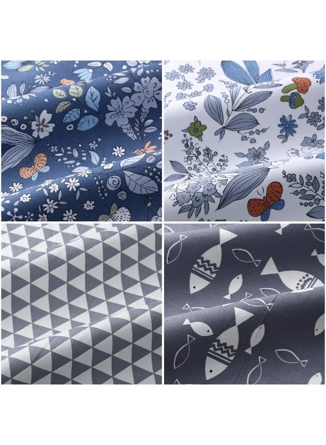 تاتو 30 قطعة من القماش المطبوع بمقاس 10 × 10 بوصات، مربعات من القماش الزهري، رقعة قماشية للخياطة والتبطين، أقمشة بأنماط متنوعة لصنع الحرف اليدوية وألبومات القصاصات بنفسك - Image 3