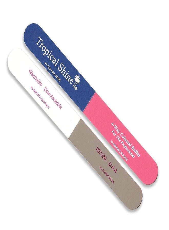 مبرد ضخم 4 اتجاهات متوسط-ناعم ولامع - كبير من تروبيكال شاين للنساء - 1 قطعة