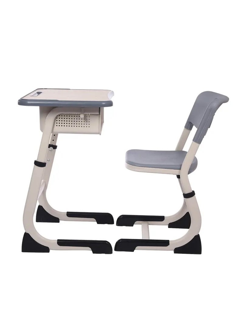DubaiGallery Modern School Furniture Suppliers Student Desk Primary School Table And Chairs Set Mdf Classroom School Desk And Chair - Image 3