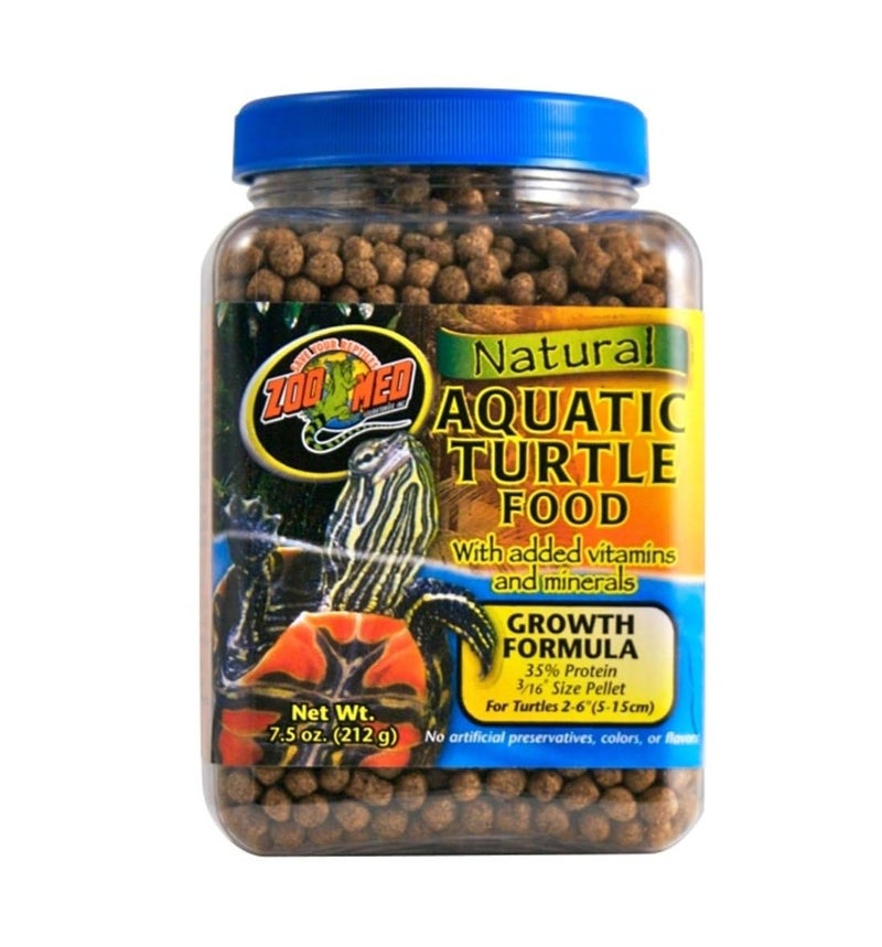 Zoo Med Aquatic Turtle Food Growth Formula 7.5 oz. - Image 2