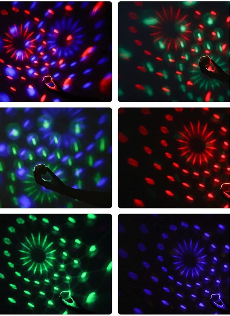 Generic - Disco Light, Star Projector Light, Party Ball Lights, Disco Watch for Kids, Mini LED Night Light with Color Changing, Pack of 4 (Pink, Blue, Yello, White) - Image 1