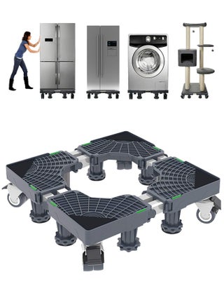 Washing Machine Stand, Fridge Stand Base with 4 Locking Wheels and 8 Strong Feet,Thickened Square Tube Design,Suitable for Washing Machines, Vertical Air Conditioners, Refrigerators, Disinfection Cabinets - pzsku/Z064EA71BA6246333A12DZ/45/1742206745/1e1e41f7-84dc-4d44-b8b7-4c88261291a0