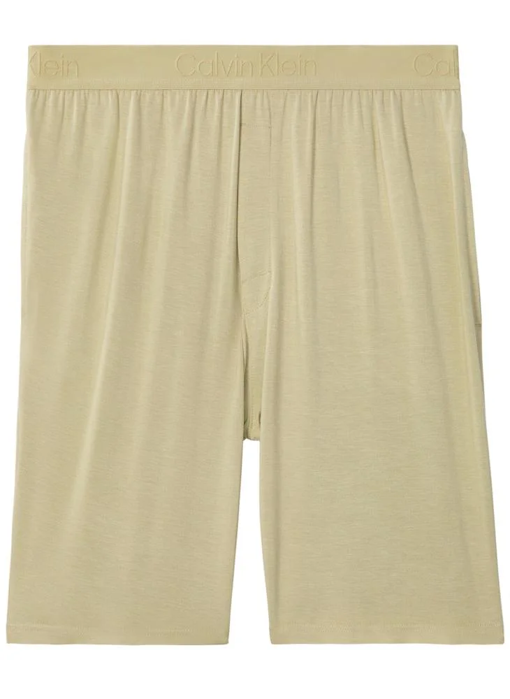 Calvin Klein Sage Green Pyjama Shorts - Ultra Soft Modal for Men | Best Price UAE