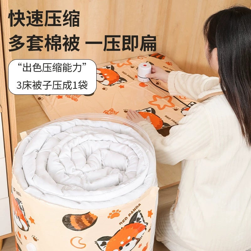 Vacuum Compression Bag Storage Bag Large Household Moisture-Proof Cotton Quilt Clothes Down Jacket Travel Vacuum Bag Moving Bag - Image 5