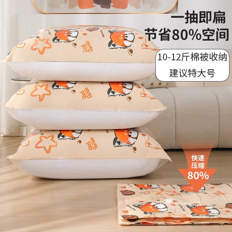 Vacuum Compression Bag Storage Bag Large Household Moisture-Proof Cotton Quilt Clothes Down Jacket Travel Vacuum Bag Moving Bag - Image 4