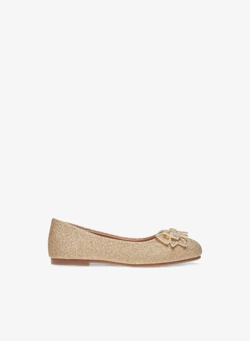 Girls Bow Embellished Slip-On Ballerina Shoes Ramadan Collection
