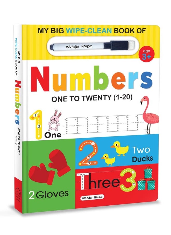 null - My Big Wipe And Clean Book of Numbers for Kids : 1 to 20 - Image 1