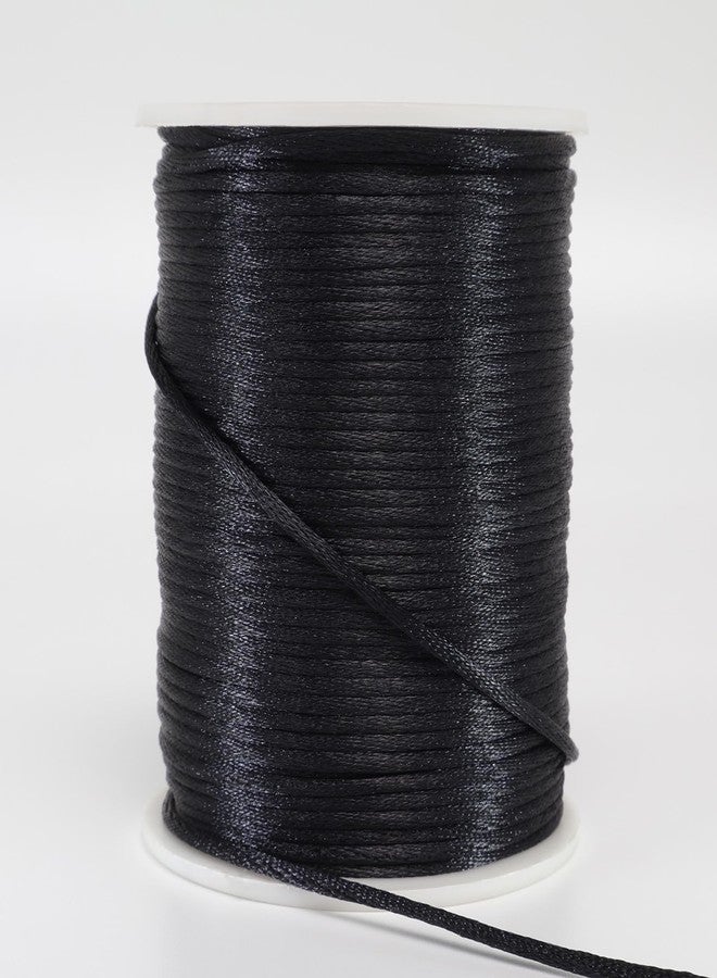 LUSTEMBER Satin Nylon Cord String for Jewelry Making Bracelet Necklaces Beading Thread Rattail Macrame Kumihimo Chinese Knot Craft - Image 1