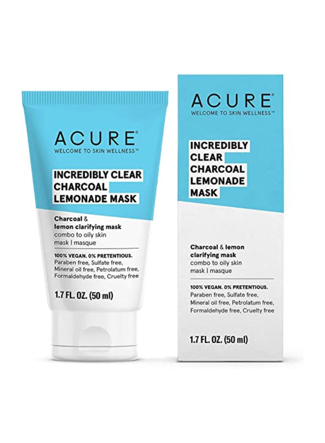 Acure Incredibly Clear Charcoal Lemonade Mask  - Image 1