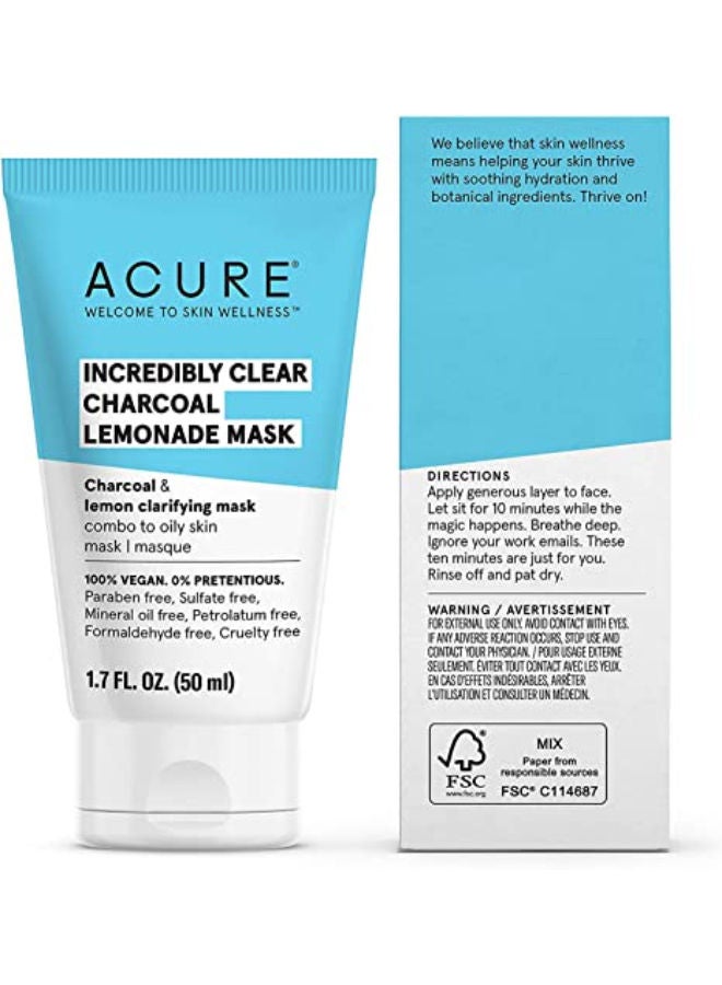 Acure Incredibly Clear Charcoal Lemonade Mask  - Image 3