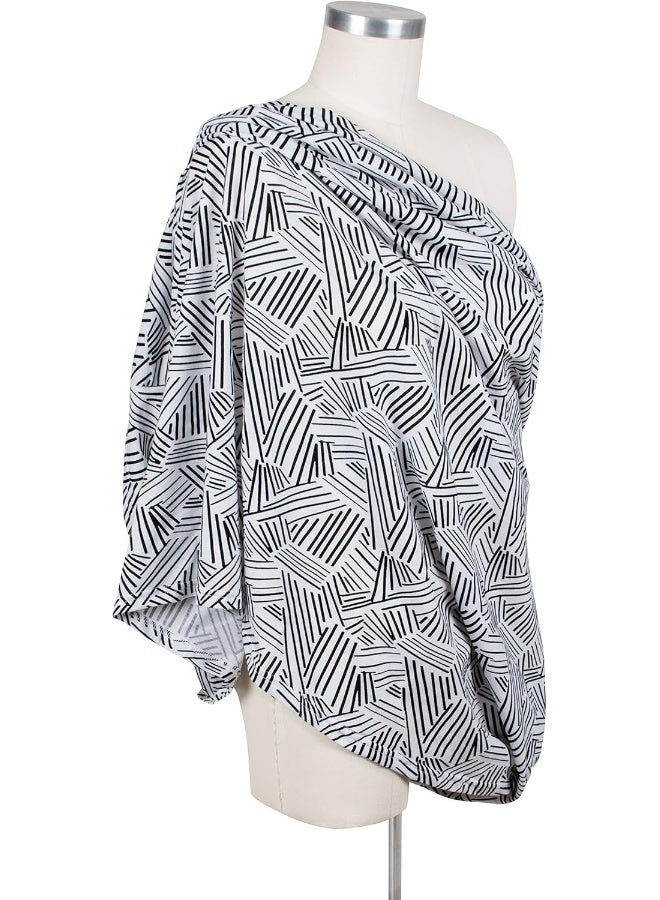Bebe au Lait BEBE AU LAIT Premium Cotton Jersey Nursing Scarf - Montauk - Image 2