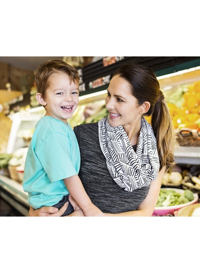 Bebe au Lait BEBE AU LAIT Premium Cotton Jersey Nursing Scarf - Montauk - Image 4