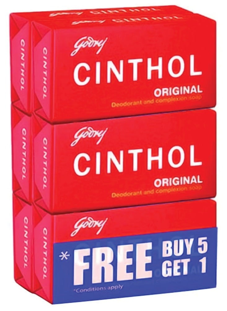 Godrej Original Deodorant And Complexion Bath Soap 100g Pack of 6 