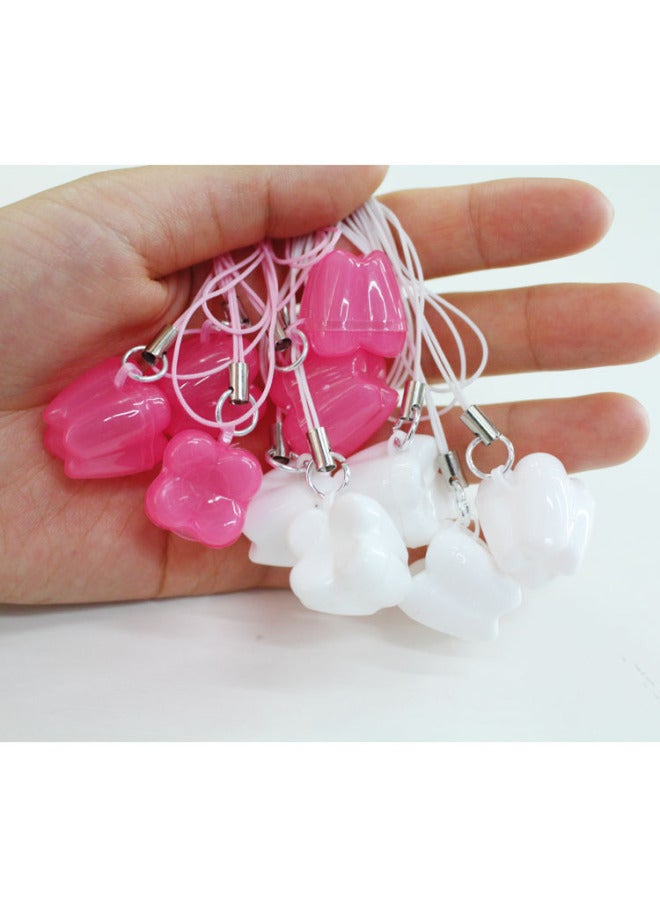 Teeth Nipple Box Baby Nipple Storage Box Children's Nipple Plastic Storage Box Children's Toy Necklace-Color:Mixed Style-Specifications:Default  - Image 1