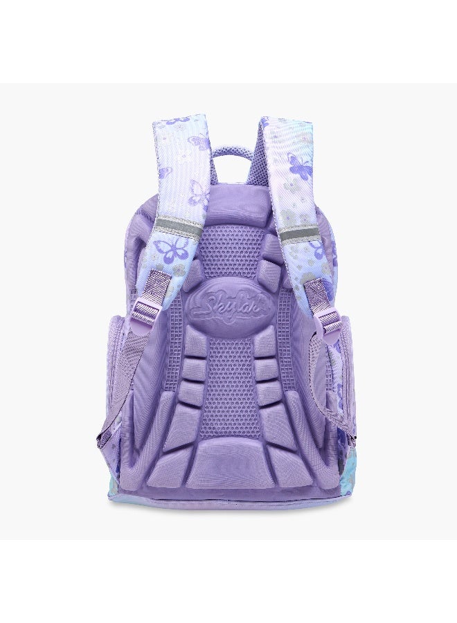 Skylar Butterfly Print Backpack for Girls - Image 4