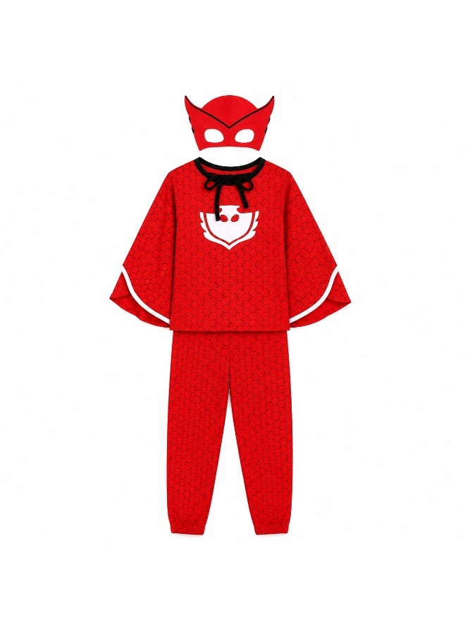 joyland زي أوليت التنكري للأطفال من Joy Land – بدلة PJ Masks – زي شخصيات كرتونية للحفلات والهالوين – زي تنكر بطلة خارقة - Image 5