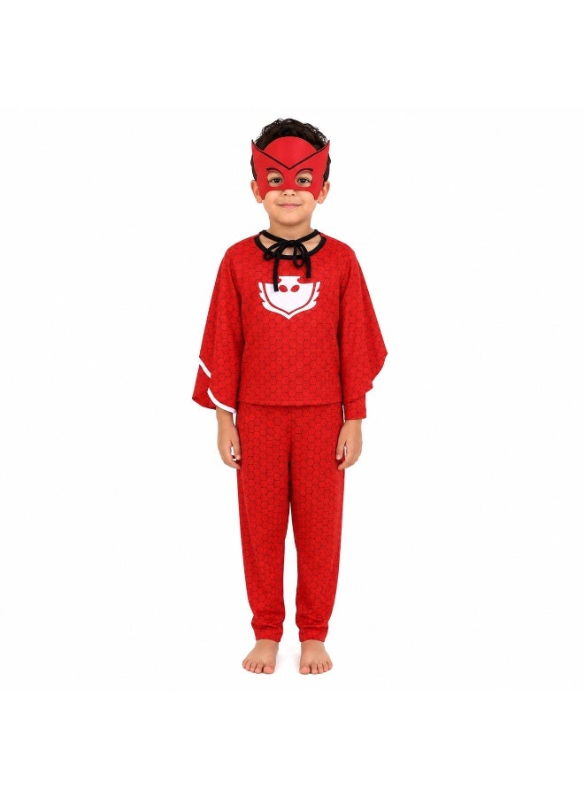 joyland زي أوليت التنكري للأطفال من Joy Land – بدلة PJ Masks – زي شخصيات كرتونية للحفلات والهالوين – زي تنكر بطلة خارقة - Image 1