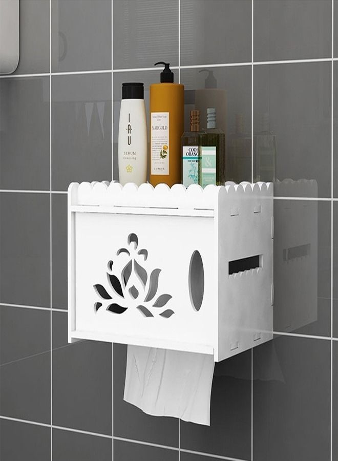 fashionhome Bathroom Storage Shelf Cabinet Rack White - Image 1