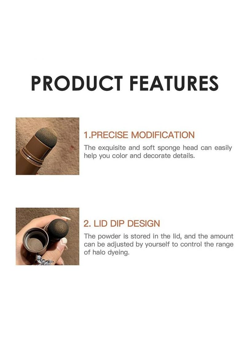 Hairline Powder & Eyebrow Stamp Kit , Instant Hairline Cover, Eyebrow Stamping, Eye Shadow & Face Contouring , Multi-Use Makeup Stamp Kit (Dark Brown) - pzsku/Z064F74B617A7C84624F1Z/45/_/1657181564/0f8c70db-e679-4123-9f8f-cb7c2908ebeb