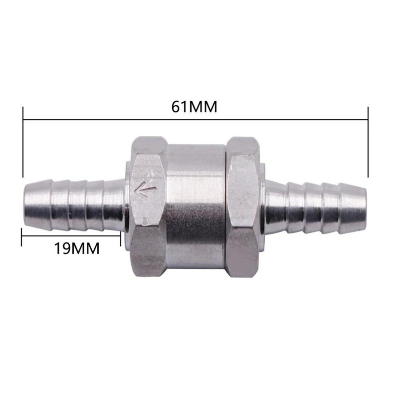 utomotive aluminum alloy gasoline diesel fuel one-way check valve 6/8/10/12mm check valve - Image 5