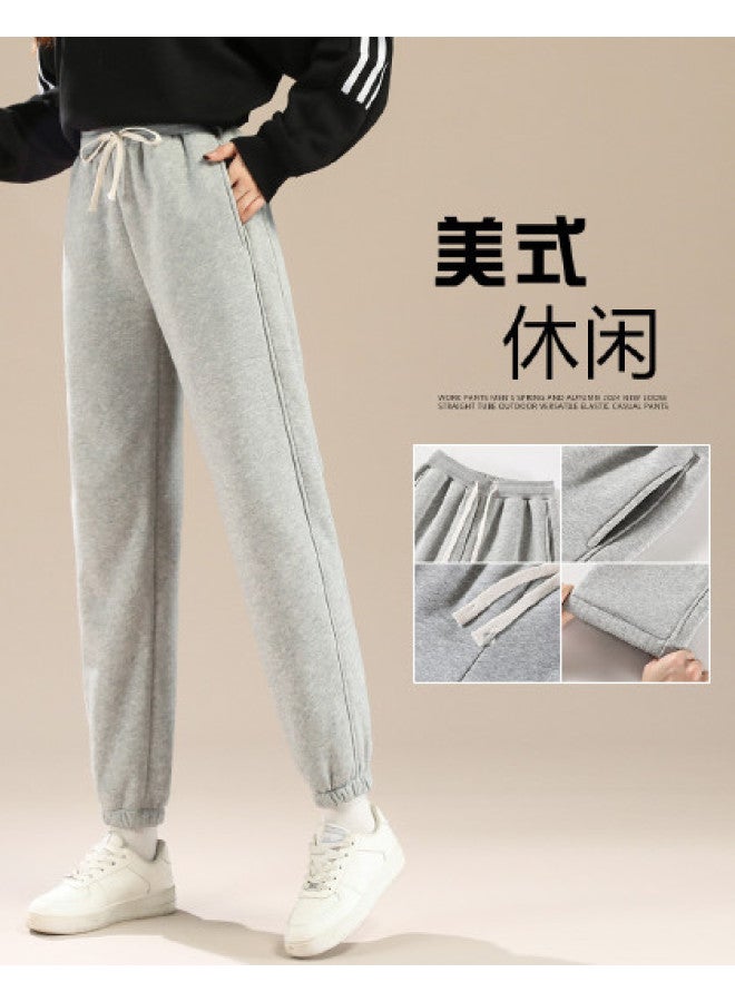 Baleno Women'S Cuffed Joggers, Spring And Autumn Thin Cotton Soft Slimming Plus Size Petite Casual Harem Pants Sweatpants - Image 1
