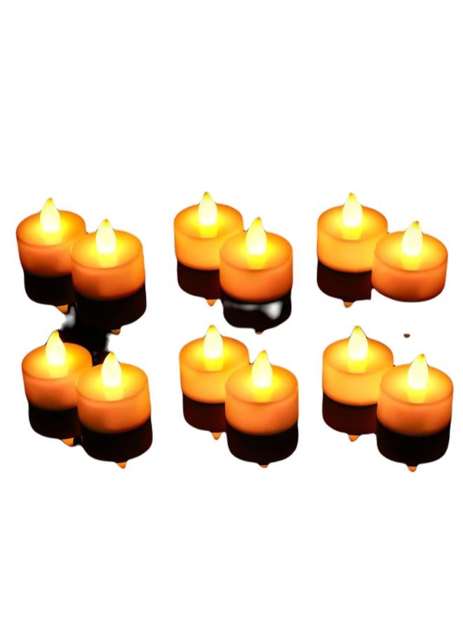 مجموعة مكونة من 12 شموع إضاءة LED - Image 1