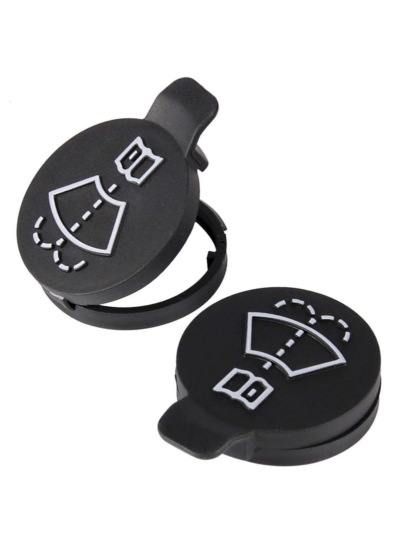 Generic Windshield Wiper Washer Fluid Reservoir Tank Bottle Cap - Replacement for Chevrolet for Buick LaCrosse for Cadillac CTS - Pack of 1 Black (Exact Fit)  - Image 1