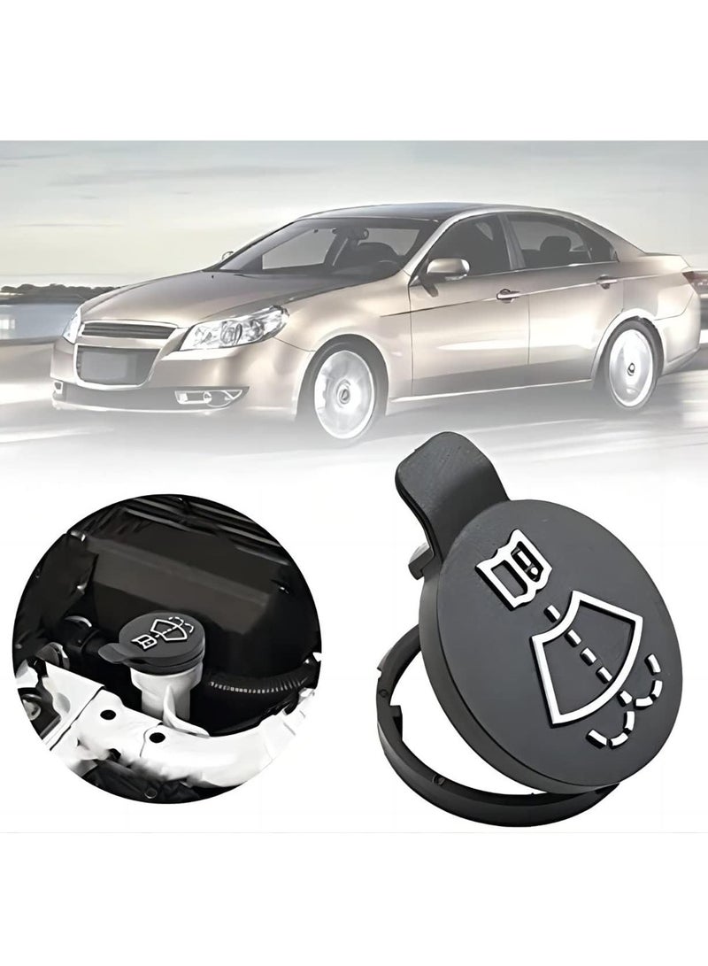 Generic Windshield Wiper Washer Fluid Reservoir Tank Bottle Cap - Replacement for Chevrolet for Buick LaCrosse for Cadillac CTS - Pack of 1 Black (Exact Fit)  - Image 2