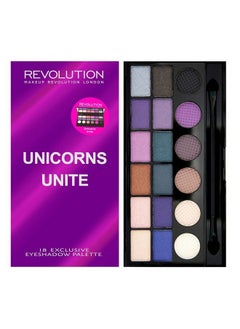 London Salvation Unicorns Unite Eyeshadow Palette Makeup Palette Includes Highlighters & Contour Shades Adds Definition & Sculpts Features Vegan Crueltyfree 13G