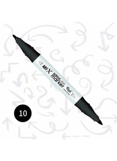 Hobi Market Art Hobby Market Art Acrylic Duo Marker Double Tip Water Based Acrylic Painting Marker Set 36 Colors  - Image 2